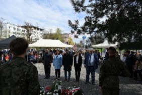 Obchody 85. rocznicy Zbrodni Katyńskiej, fot. Mateusz Lisiecki.