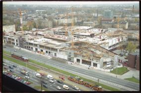 Budowa Galerii Ł&oacute;dzkiej 2001 zdj. A. Wach