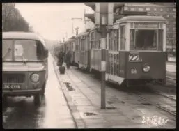 Ł&oacute;dzkie tramwaje 27.03.1981 zdj. W.Kraska