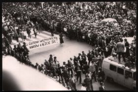 Marsz Głodowy 30.07.1981 zdj. W. Kraska