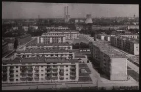 Budowa Osiedla Rokicie lata 60-te XX w. zdj. W. Kraska
