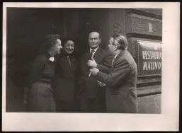 Wizyta Jana Kiepury w Łodzi 1958 zdj. W. Kraska 