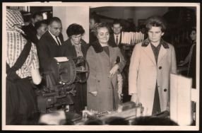 Wizyta Walentyny Tiereszkowej w Łodzi 24.10.1963 zdj. W. Kraska