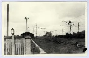 Dworzec Ł&oacute;dź-Chojny czerwiec 1975 zdj. R.Kasprowicz