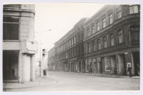ul. Narutowicza widok z ul. Piotrkowskiej  1978 zdj. R.Kasprowicz