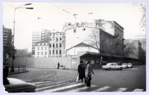 r&oacute;g ul. Żwirki i ul. Piotrkowskiej 23.10.1977 zdj. R.Kasprowicz