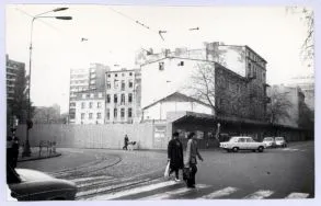 r&oacute;g ul. Żwirki i ul. Piotrkowskiej 23.10.1977 zdj. R.Kasprowicz