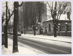 Strajk student&oacute;w ł&oacute;dzkich, Instytut Historii Uniwersytetu Ł&oacute;dzkiego ul. Buczka 27 14.02.1981 zdj. R.Kasprowicz