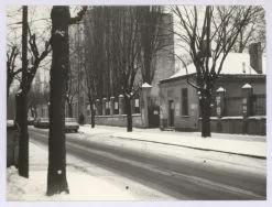 Strajk student&oacute;w ł&oacute;dzkich, Instytut Historii Uniwersytetu Ł&oacute;dzkiego ul. Buczka 27 14.02.1981 zdj. R.Kasprowicz