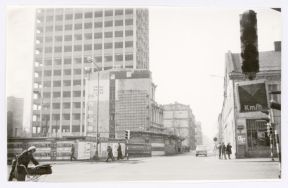 r&oacute;g ul. Zamenhoffa i ul. Piotrkowskiej 1978 zdj. R.Kasprowicz