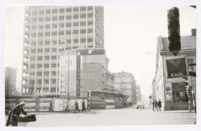 r&oacute;g ul. Zamenhoffa i ul. Piotrkowskiej 1978 zdj. R.Kasprowicz