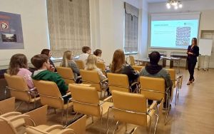 Zajęcia dla student&oacute;w Politechniki Ł&oacute;dzkiej, fot. Renata Mielczarek.