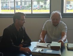 Spotkanie dot. przekazania zbioru dokument&oacute;w do zasobu APŁ, fot. A. Kaniewska