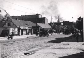 Ul. Piotrkowska 174-182. Domy rządowe, 1937 r.