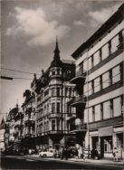 Ul. Piotrkowska 12. Kamienica Izraela Sandrowicza, 1960 r.