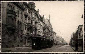 Ul. Piotrkowska przy Roosevelta, przed 1939 r.