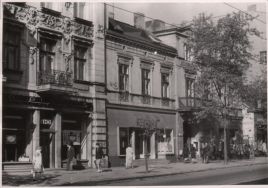 Ul. Piotrkowska 105-107, 1965 r.