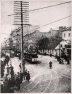 Ul. Piotrkowska r&oacute;g Tuwima, przed 1900 r.