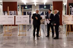 Prezentacja prac konkursowych na nową siedzibę APŁ, fot. Oliwia Nowacka.