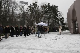 Rocznica likwidacji niemieckiego obozu dla dzieci przy Przemysłowej w Łodzi, fot. Oliwia Nowacka.