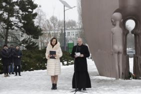 Rocznica likwidacji niemieckiego obozu dla dzieci przy Przemysłowej w Łodzi, fot. Oliwia Nowacka.