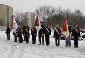 Rocznica likwidacji niemieckiego obozu dla dzieci przy Przemysłowej w Łodzi, fot. Oliwia Nowacka.