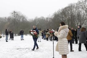 Rocznica likwidacji niemieckiego obozu dla dzieci przy Przemysłowej w Łodzi, fot. Oliwia Nowacka.