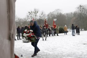 Rocznica likwidacji niemieckiego obozu dla dzieci przy Przemysłowej w Łodzi, fot. Oliwia Nowacka.