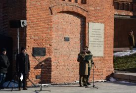 Obchody 81. rocznicy spalenia więźni&oacute;w Radogoszcza i zakończenia okupacji niemieckiej w Łodzi, fot. Piotr Jaworski.