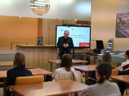 Zajęcia dla student&oacute;w filologii polskiej UŁ, fot. A. Kaniewska.