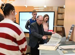 Zajęcia dla student&oacute;w filologii polskiej UŁ, fot. A. Kaniewska.