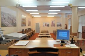 Widok nowej pracowni naukowej przy al. Kościuszki.