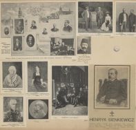 Fotografie przedstawiające Henryka Sienkiewicza, jego rodzinę i przyjaci&oacute;ł.