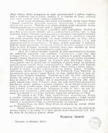 List otwarty Władysława Studnickiego do Henryka Sienkiewicza, w kt&oacute;rym apeluje do pisarza, aby poparł swoim autorytetem Legiony Polskie. Lozanna, kwiecień 1915 r.