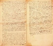 Rękopis recenzji Kazimierza Bartoszewicza piątego tomu &bdquo;Pism&rdquo; Henryka Sienkiewicza, wydanego w Warszawie w 1882 r.