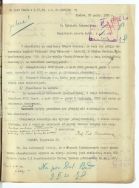 Pismo prof. Tadeusza Banachiewicza, dyrektora obserwatorium astronomicznego przy Uniwersytecie Jagiellońskim, z dnia 25.10. 1920 r, w kt&oacute;rym wyraża zgodę na podjęcie się pomiar&oacute;w astronomicznych w Łodzi. 