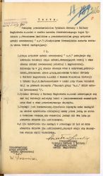 Umowa dotycząca przekazania przez grupę &bdquo;a.r.&rdquo; kolekcji dzieł sztuki nowoczesnej łodzkiemu Magistratowi dla Muzeum Miejskiego Historii i Sztuki im. J. K. Bartoszewicz&oacute;w w Łodzi, 1931 r.
