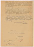 Wniosek wiceprokuratora Sądu Okręgowego w Łodzi o zakończenie postępowania przeciwko Władysławowi Strzemińskiemu,1946 r.