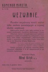 APŁ, Zbiór druków i pism ulotnych, sygn. 1205 APŁ, Zbiór druków i pism ulotnych, sygn. 1205