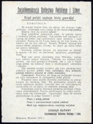 APŁ, Zbiór druków i pism ulotnych, sygn. 10916 APŁ, Zbiór druków i pism ulotnych, sygn. 10916